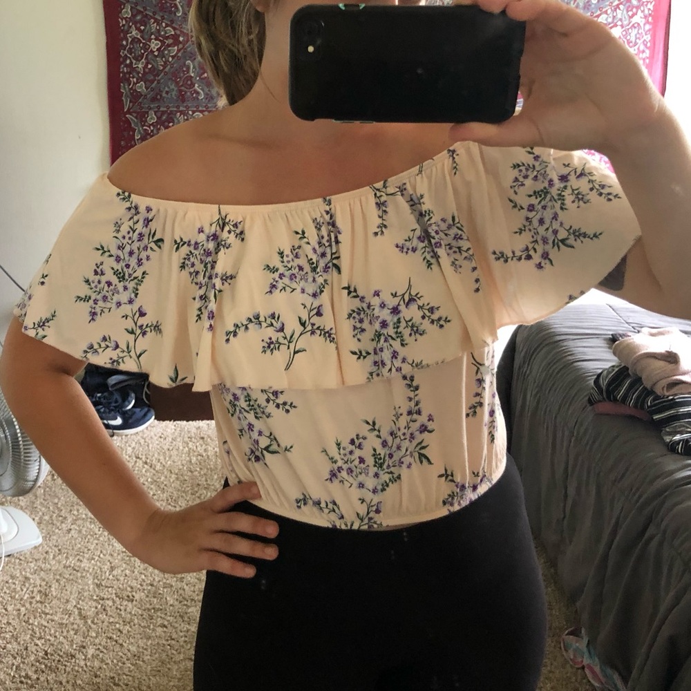 Forever 21 Off The Shoulder Shirt